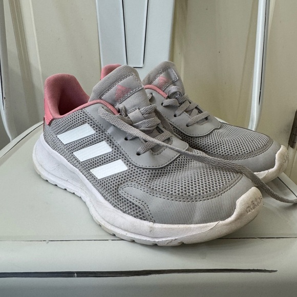 adidas Kids Sneakers Gray and Pink - Picture 2 of 4